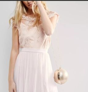 Chi Chi London Metallic Ball Clutch Bag